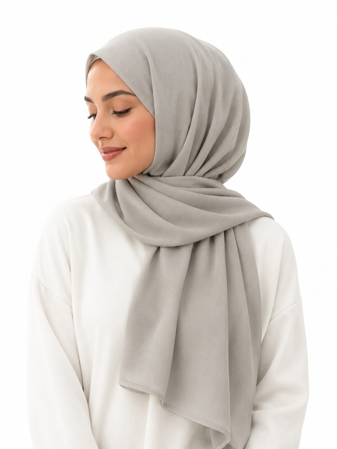 Chiffon hijab 3pcs combo set - Image 2
